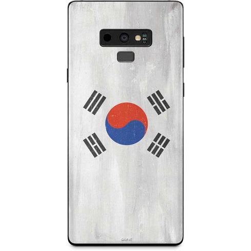 South Korean Flag Distressed Galaxy Note 9 Skin